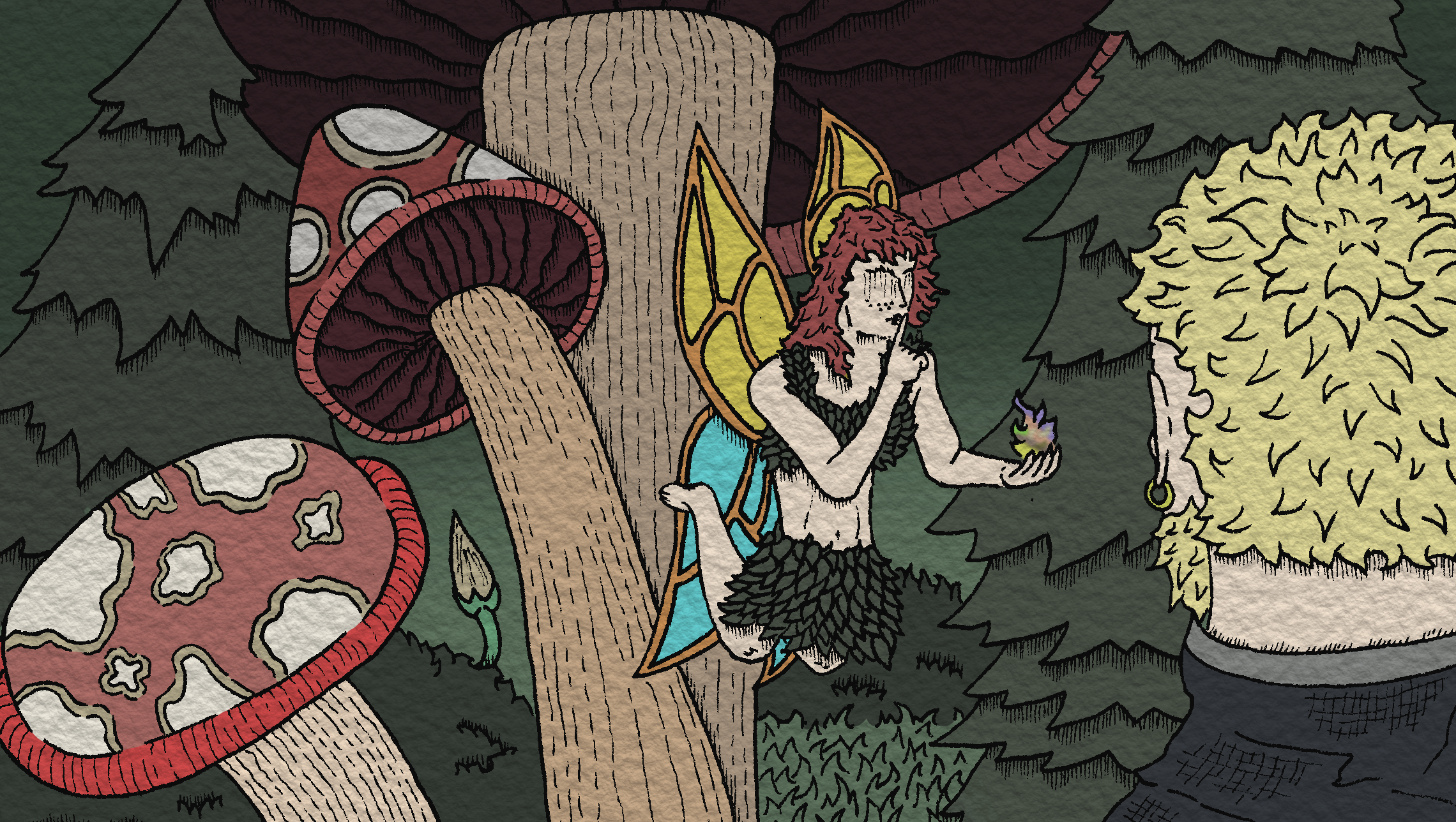 Bargain with the fey - random illustration from Whispers of the Valley by TAMAPS